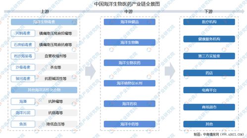 2021年中国海洋生物医药产业链上中下游市场分析 附产业链全景图
